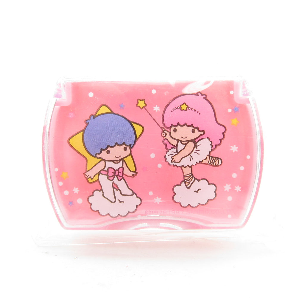 Little Twin Stars 1987 Miniature Container or Pill Box