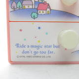 Ride a magic star but don't go too far quote on Little Twin Stars trinket box
