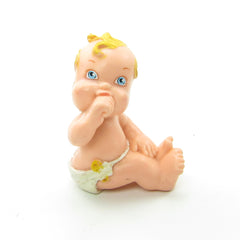 Baby sucking thumb Magic Diaper Babies miniature figurine
