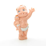 Magic Diaper Babies figurine baby with doll waving