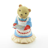 Mama Bearinger ornament with pan of Christmas cookies