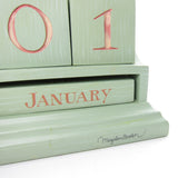 Hallmark Marjolein Bastin perpetual calendar with month and date blocks