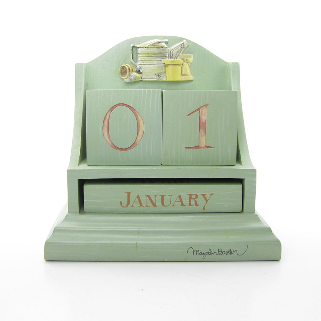 Marjolein Bastin Watering Can Perpetual Block Calendar Hallmark Desk Decor