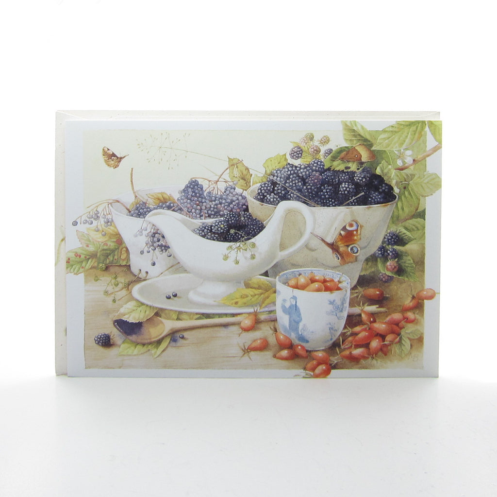 Marjolein Bastin Blackberries & Rose Hips Hallmark Greeting Card with Envelope