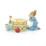 Marjolein Bastin Vera the Mouse cake tea light candle holder figurine