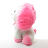 Poochie plush dog with pink hair