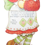 Merry Christmas Honey Strawberry Shortcake Dancing Doll card