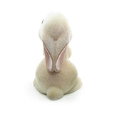 Vintage Merry Miniatures flocked bunny rabbit figurine