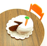 Dollhouse Scale Miniature Carrot Cake