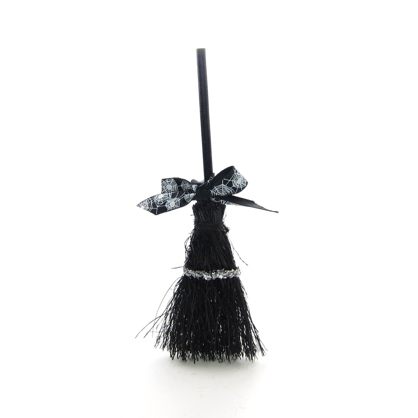 Black miniature Halloween broom