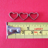 Dollhouse miniature heart cookie cutters - small