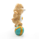 Champ Bear kicking a ball Care Bears figurine