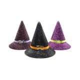 Halloween witch hats with glitter for playscale dolls