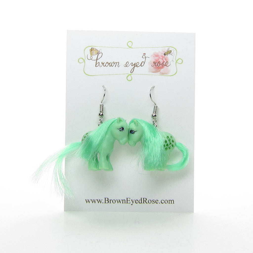 Minty Retro My Little Pony Earrings