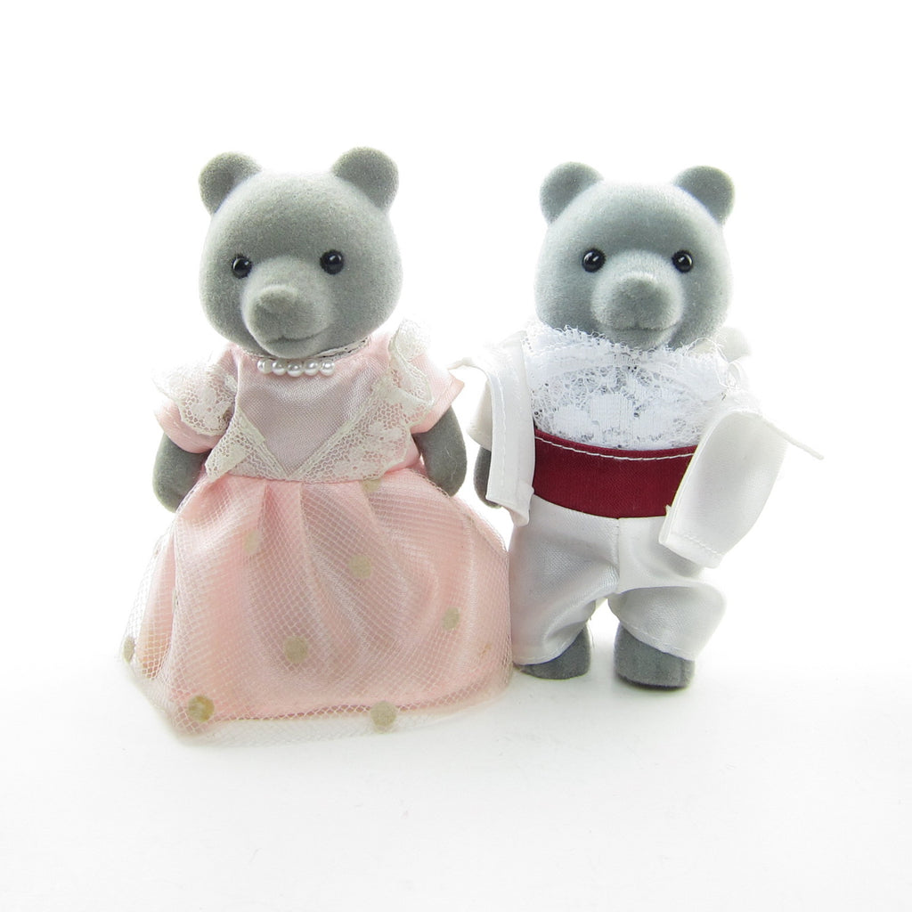 Morris & Kelsey Sweetwater Wedding Grey Bear Sylvanian Families Couple