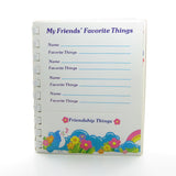 Poochie Friendship Book My Favorite Things