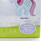 Includes pony, comb, ribbon and sticker