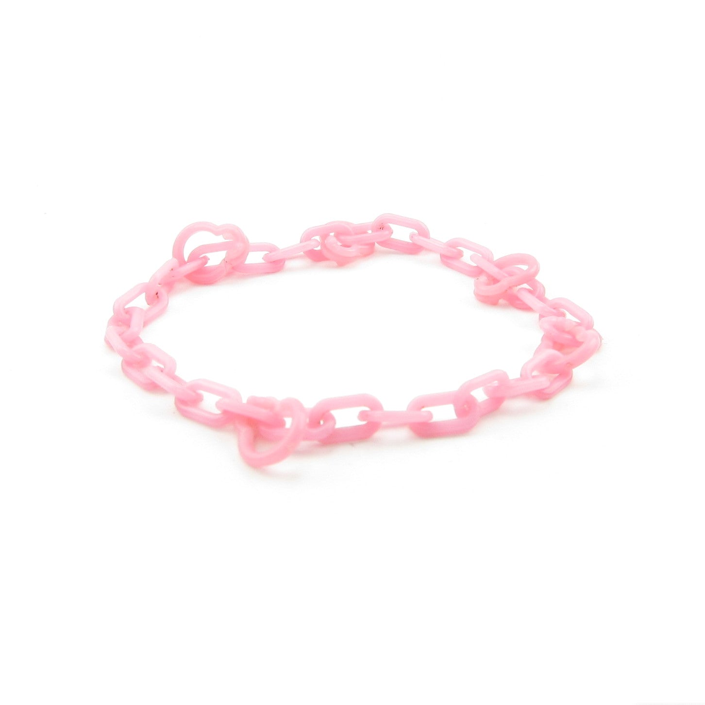 Pink plastic charm bracelet for My Little Pony mommy or mummy charms