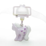 My Little Pony Powder Puff fan club charm and ribbon necklace