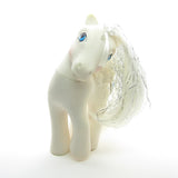Princess Tiffany pony with white silver tinsel hair