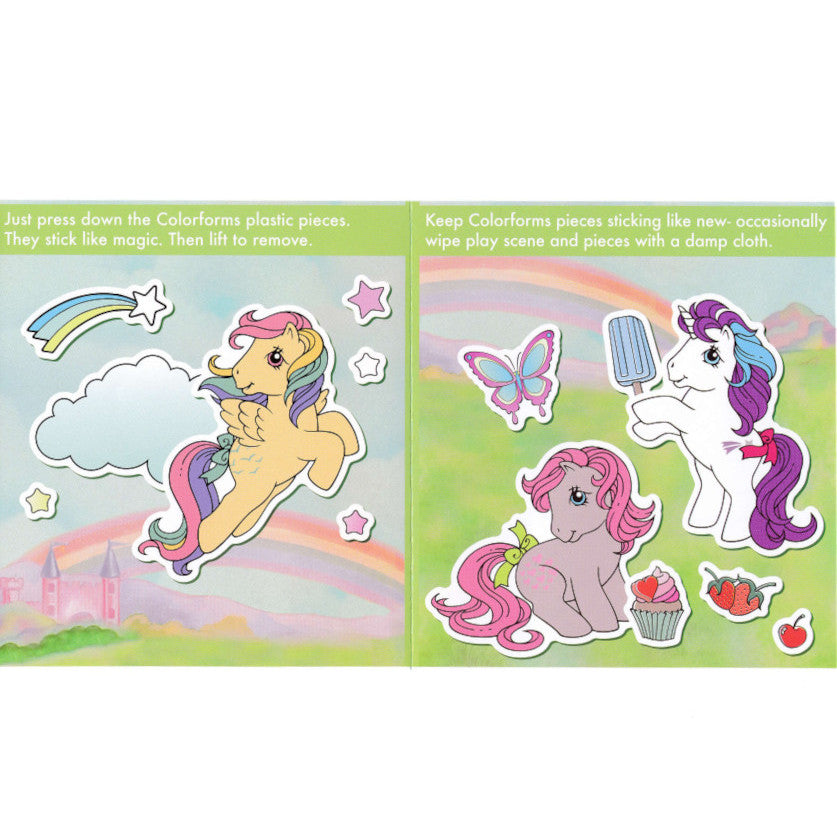 My Little Pony Colorforms Play Set 2020 Retro Classic Toy with