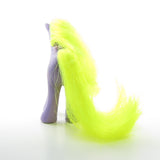 Flutter Pony Yum Yum with purple body and neon yellow hair