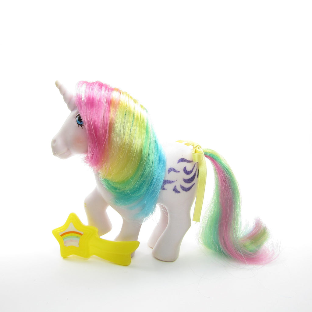 Windy My Little Pony Vintage G1 Rainbow Hair Unicorn with Accessories
