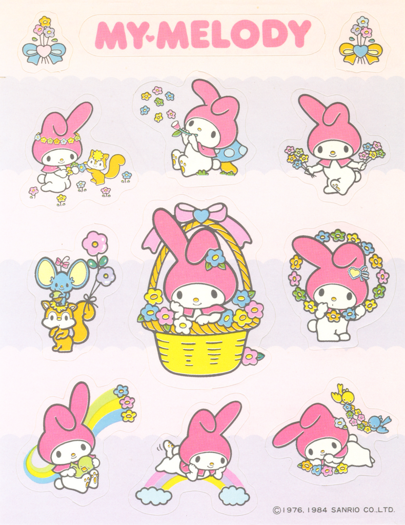 Sanrio Jewelpet Sticker Sheet, Delfinodigrazia