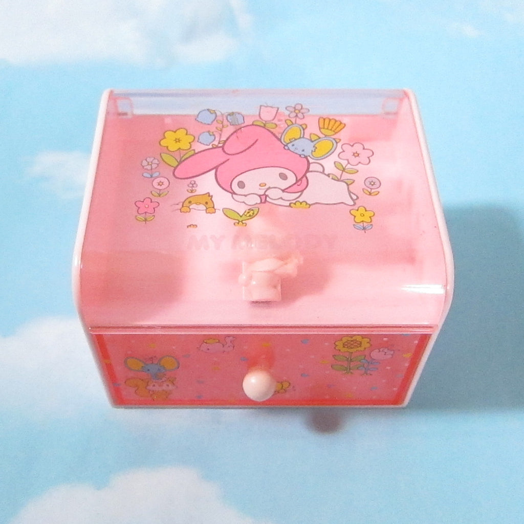 My Melody Notepaper Dispenser Desk Box with Drawer