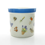 Marjolein Bastin canister with blue stripe