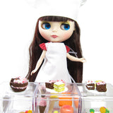 White chef's hat for Blythe, American Girl dolls