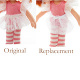 White replacement tutu for Dancin' Strawberry Shortcake doll