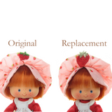 Replacement Embroidered Strawberry Patch for Strawberry Shortcake Doll Hat