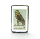 Great Gray Owl Brooch Pin