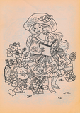 Peppermint Rose and Peppermint Posy coloring book page