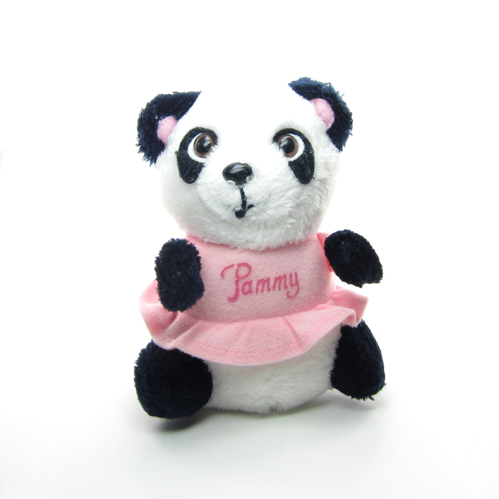 Pammy Panda Bear Shirt Tales Plush Toy Vintage 1981 Hallmark Stuffed Animal