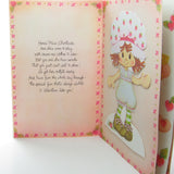 Strawberry Shortcake paper doll in Valentine's Day card