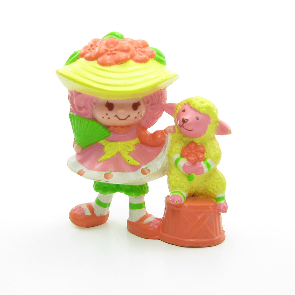 Peach Blush with Melonie Belle 1984 Miniature Figurine - RARE
