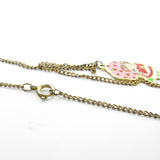 Strawberry Shortcake pendant necklace on chain
