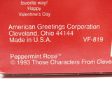 American Greetings vintage Peppermint Rose valentines