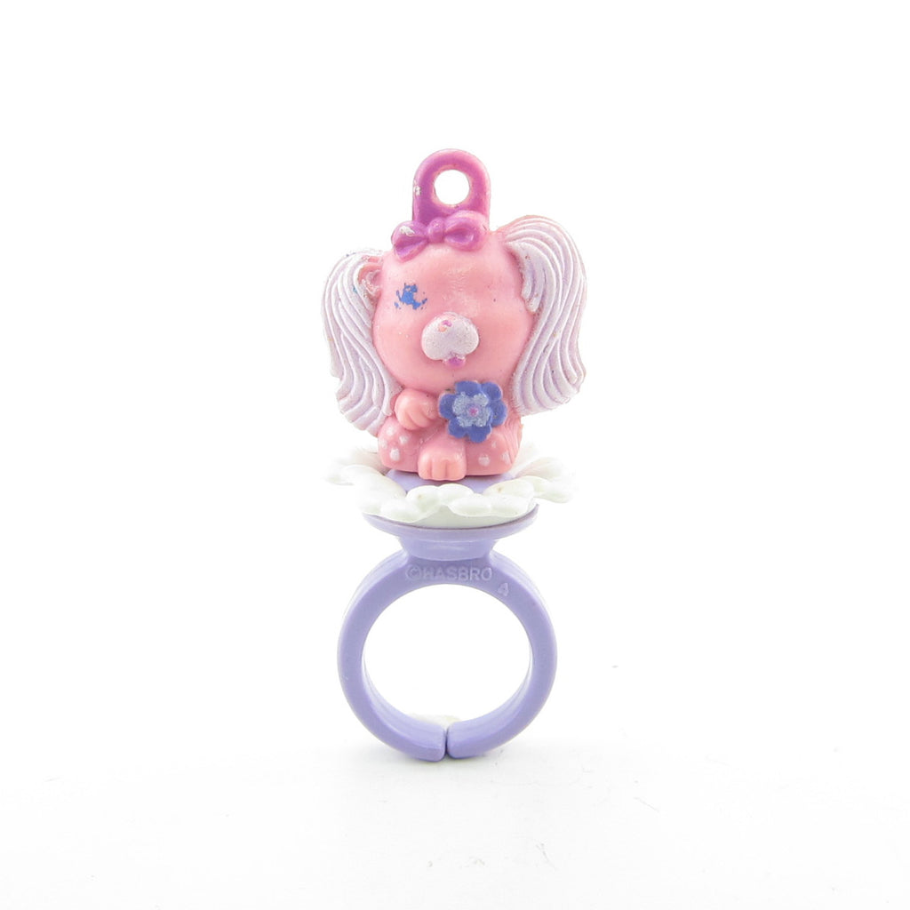 Petal Pink Puppy Vintage Charmkins Ring