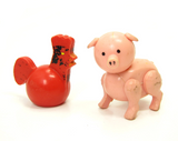 Rooster and pig for Fisher-Price Play Family Farm