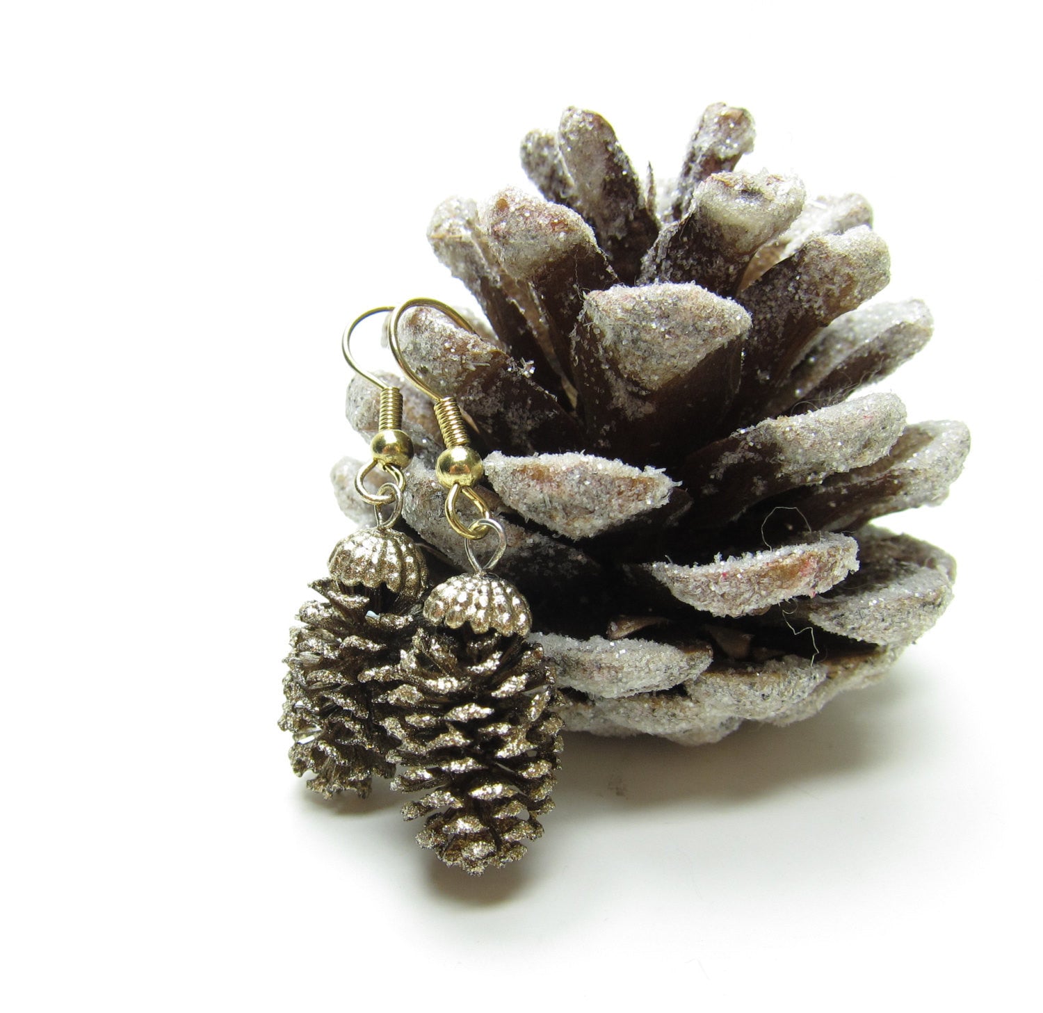 Mini Cones Mini Pine Cone Pendant in Argentium Silver