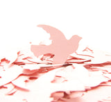 Pink Paper Punched Dove Birds in Flight