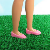 Skipper pink ballet flats shoes