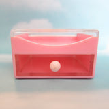 Little Twin Stars pink trinket box with clear drawer