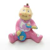 Cabbage Patch Kids Preemie girl eating cereal miniature figurine