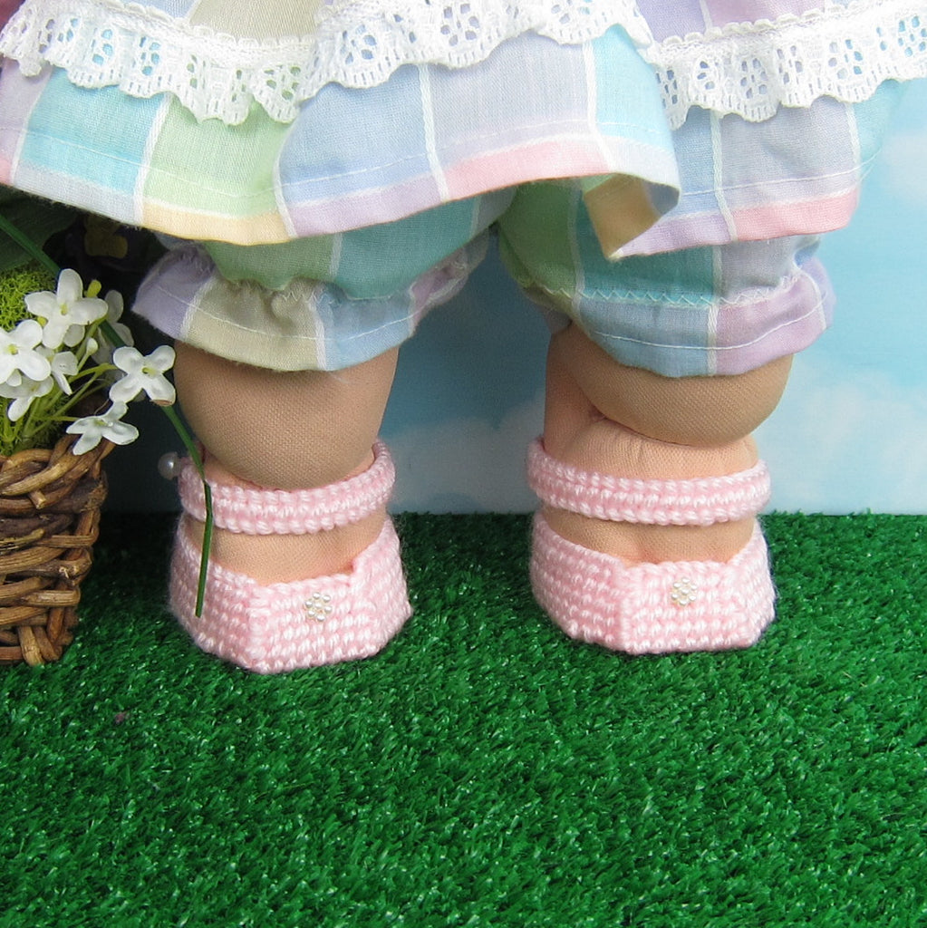 Plastic Canvas Mary Jane Shoes for Cabbage Patch Kids Dolls