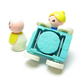 Fisher-Price Little People Play Family mom and baby with stroller