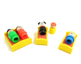 Play Family Little People toys with beds and dog